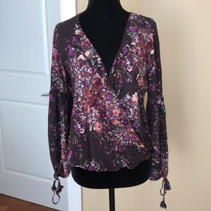 LOVESTITCH Faux Wrap Blouse - M